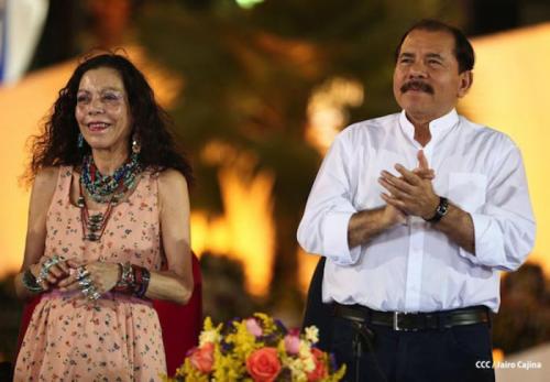 Daniel Ortega y Rosario Murillo son la fórmula presidencial del FSLN a las próximas elecciones en Nicaragua. Foto: La Voz del Sandinismo