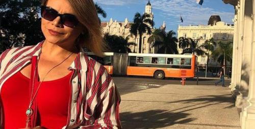  Olga Tañón visita La Habana para filmar un nuevo video
