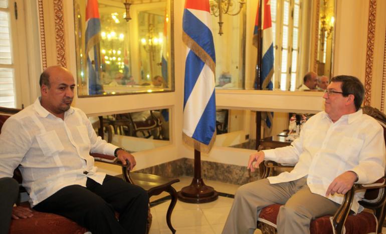 Canciller cubano recibe a alto funcionario de Relaciones Exteriores de México